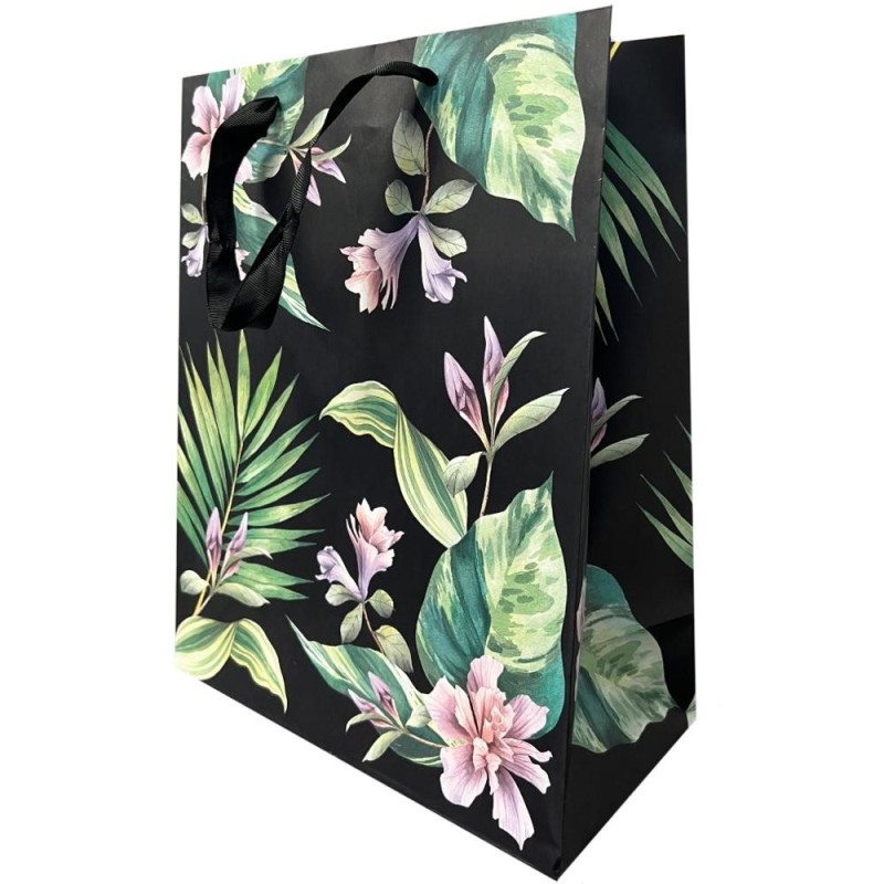 Pungi Cadou Mari, Exotic Flowers, 26.5 x 33.5 x 13 cm, Perfecto