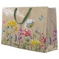 Pungi Cadou Orizontale Meadow Flowers, 33.5 x 26.5 x 13 cm, Perfecto