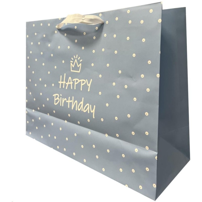 Pungi Cadou Orizontale Special Day Blue, 33.5 x 26.5 x 13 cm, Perfecto