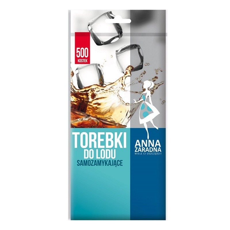 Pungi pentru Cuburi de Gheata Anna, cu Autoinchidere, 500 Cuburi