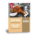 Pungi pentru Friptura Ana, cu Clipsuri de Inchidere, 6 Bucati