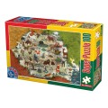 Puzzle 100 Piese, D-Toys, Animale din Romania