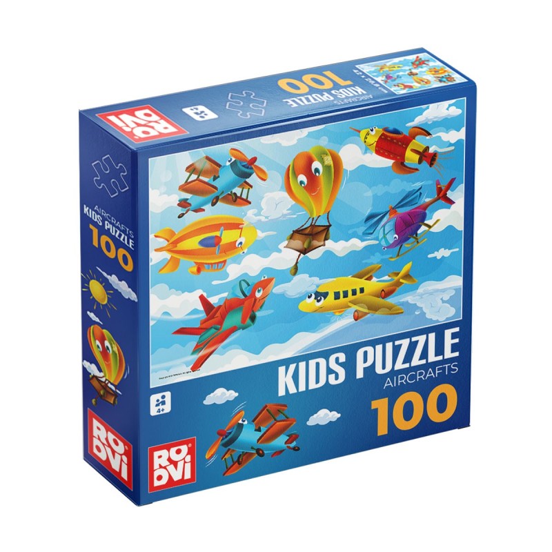 Puzzle 100 Piese, Roovi, Aaeronave