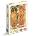 Puzzle 1000 Piese, Alphonse Mucha Moët & Chandon – Imperial and White Star, D-toys