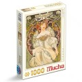 Puzzle 1000 Piese, Alphonse Mucha – Reverie, D-toys