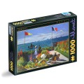 Puzzle 1000 Piese D-Toys, Claude Monet, Garden at Sainte-Adresse