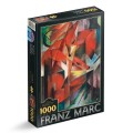 Puzzle 1000 Piese D-Toys, Franz Marc, Foxes, Vulpi