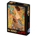 Puzzle 1000 Piese D-Toys, Gustav Klimt, Lady with a Fan