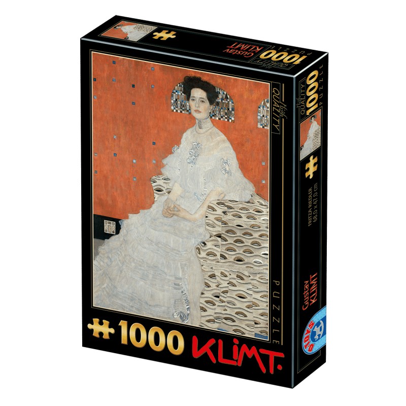 Puzzle 1000 Piese D-Toys, Gustav Klimt, Portrait of Fritza Riedler