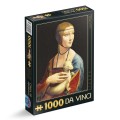 Puzzle 1000 Piese D-Toys, Leonardo da Vinci, Dama cu Hermina