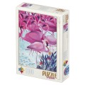 Puzzle 1000 Piese D-Toys, Pasari Flamingo de Kurti Andrea