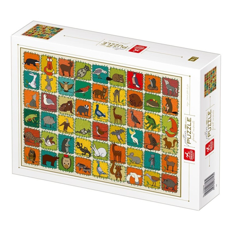 Puzzle 1000 Piese, Deico, Animale de Padure