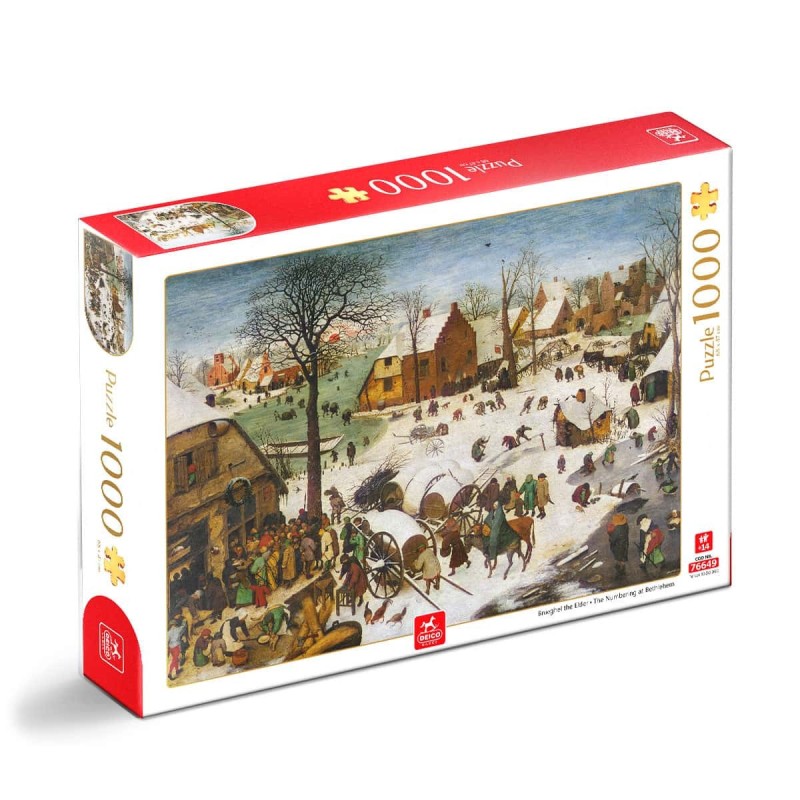 Puzzle 1000 Piese Deico, Pieter Bruegel cel Batran, The Numbering at Bethlehem