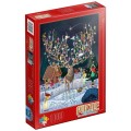 Puzzle 1000 Piese, Demeter Brigitta - Rudolph cu Nasul Rosu, D-toys