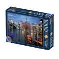 Puzzle 1000 Piese, Peisaje de Noapte, Venetia, D-toys
