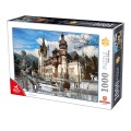 Puzzle 1000 Piese pentru Adulti, Deico, Castelul Peles Iarna