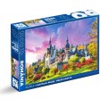 Puzzle 1000 Piese, Romania, Castelul Peles, Roovi