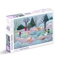 Puzzle 1000 Piese, Roovi, Padurea Magica, Iarna