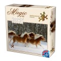Puzzle 239 Piese in Forma de Cai, Magic of the Horses Haflingers 4, D-Toys