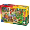 Puzzle 240 Piese, Alba ca Zapada, D-toys