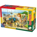 Puzzle 240 Piese, Calatoriile lui Gulliver, D-toys