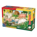 Puzzle 240 Piese, D-Toys, Animale Domestice la Ferma