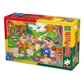 Puzzle 35 Piese, D-Toys, Cei Trei Purcelusi