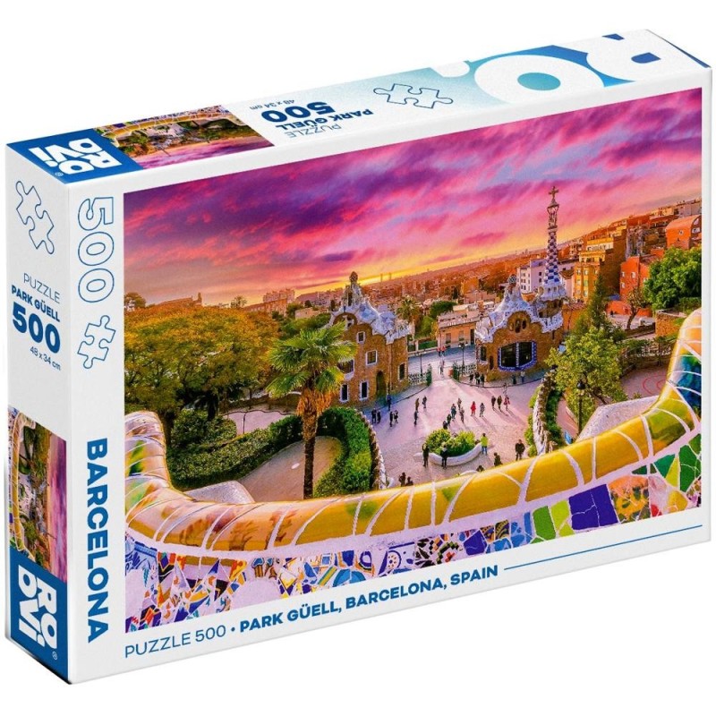 Puzzle 500 Piese, Barcelona, Spania, Roovi