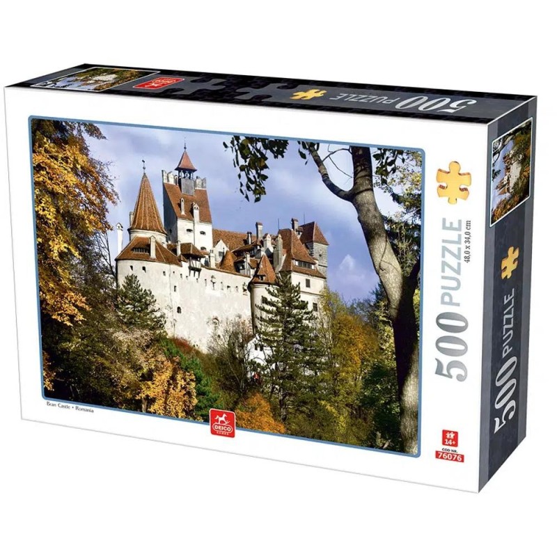 Puzzle 500 Piese, Castelul Bran, Deico