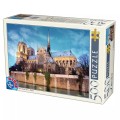Puzzle 500 Piese, Franta - Notre Dame, D-toys