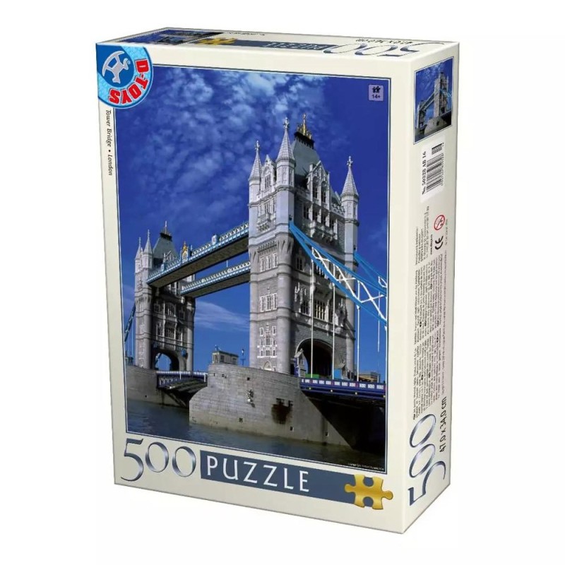 Puzzle 500 Piese, Marea Britanie - Londra, D-toys