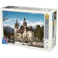 Puzzle 500 Piese, Romania, Castelul Peles, D-toys