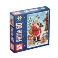Puzzle 60 Piese, Roovi, Mos Craciun si Animalute