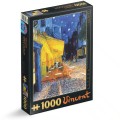 Puzzle Adulti 1000 Piese, Vincent van Gogh - Terasa Cafenelei Noaptea, D-toys