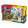 Puzzle Copii, Basme: Motanul Incaltat, 160 Piese, D-toys