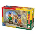 Puzzle Copii, Basme: Pinocchio, 100 Piese, D-toys