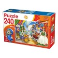 Puzzle Copii: Motanul Incaltat la Palat, 240 Piese, Deico