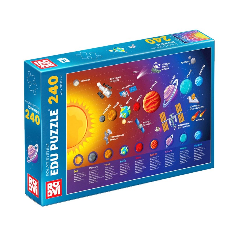 Puzzle Edu: Sistemul Solar, 240 Piese, Roovi