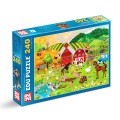 Puzzle Educational 240 Piese, Roovi, Animale la Ferma