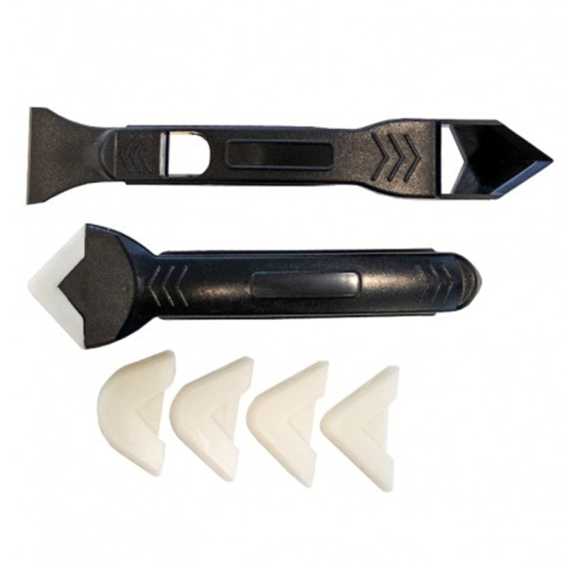 Raclete pentru Netezit si Indepartat Silicon Abs, 2 Buc, Lumytools