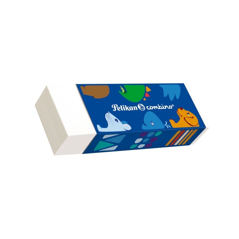 Radiera Combino, Latex, Alba, Blister