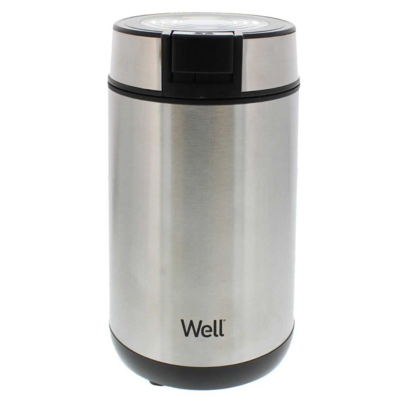 Rasnita de Cafea, Lame din Inox, Sistem de Inchidere cu Siguranta, 250 W, Well Sun-Up