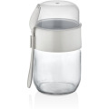 Recipient din Sticla, Capac Plastic, Diverse Culori, Qlux, 725 ml