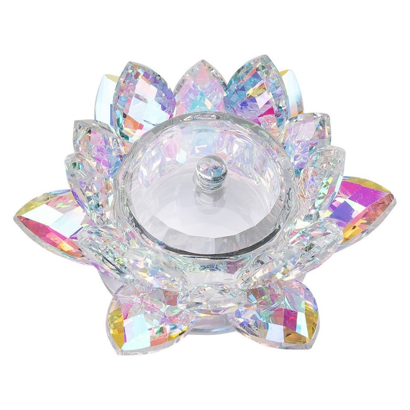 Recipient din Sticla pentru Manichiura Luxorise, Rainbow Flower