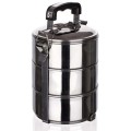 Recipient pentru Alimente, Inox, 14 cm, 2.1 l, 3 Piese, Perfect Home