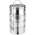 Recipient pentru Alimente, Inox, 4 Nivele x 900 ml, Perfect Home