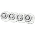 Recipient pentru Condimente, din Sticla, Capac din Plastic, Grunberg, 180 ml, 4 Bucati