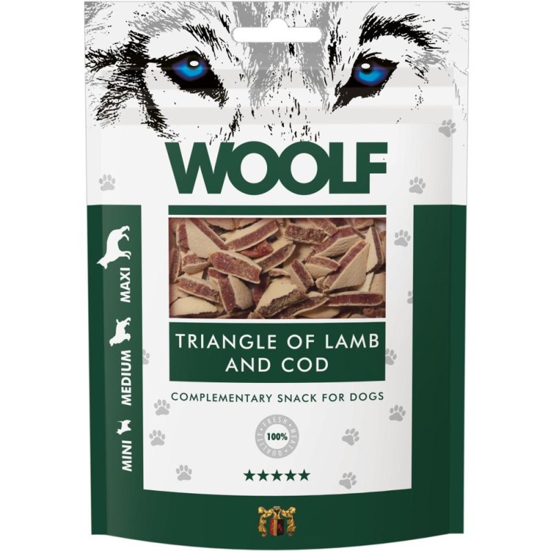 Recompense Caini Woolf, Triunghi cu Miel si Cod 100 g