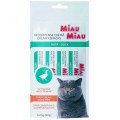 Recompense pentru Pisici Miau Miau Creamy Snacks, Rata, 4 Bucati x 15 g