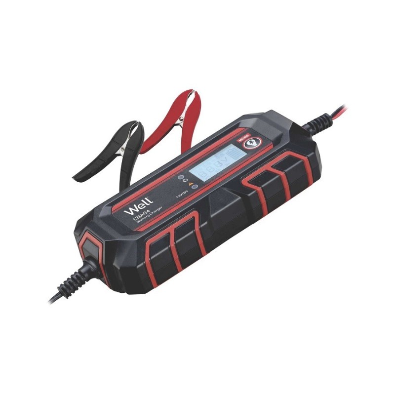 Redresor Baterie Auto cu Microprocesor, 6V 4A, 12V 4A, Functie Regenerare / Desulfatare, Well